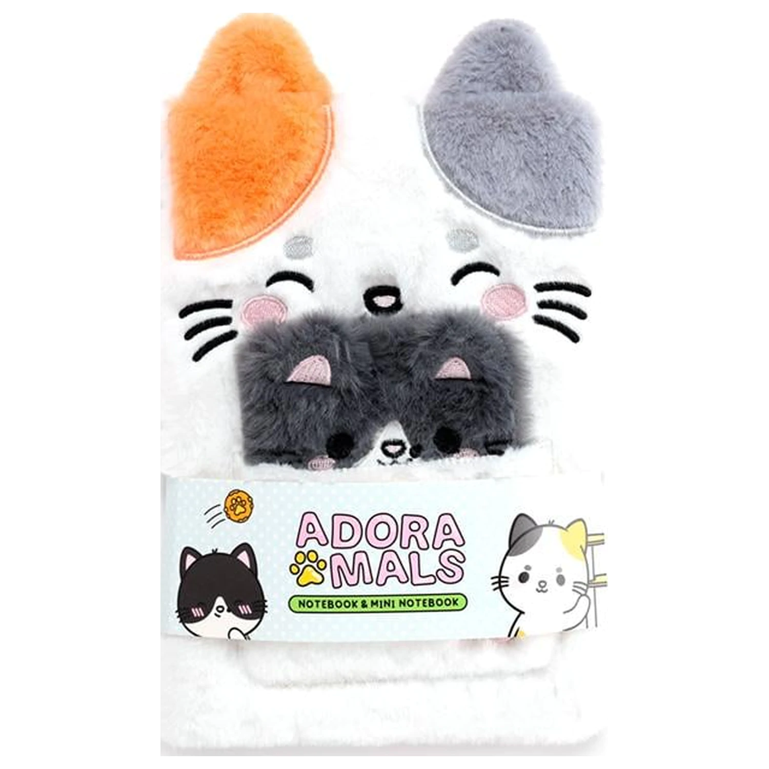 KAWAII Lola the Cat Premium Nadýchaný Notebook + 1 Mini produktová fotografia