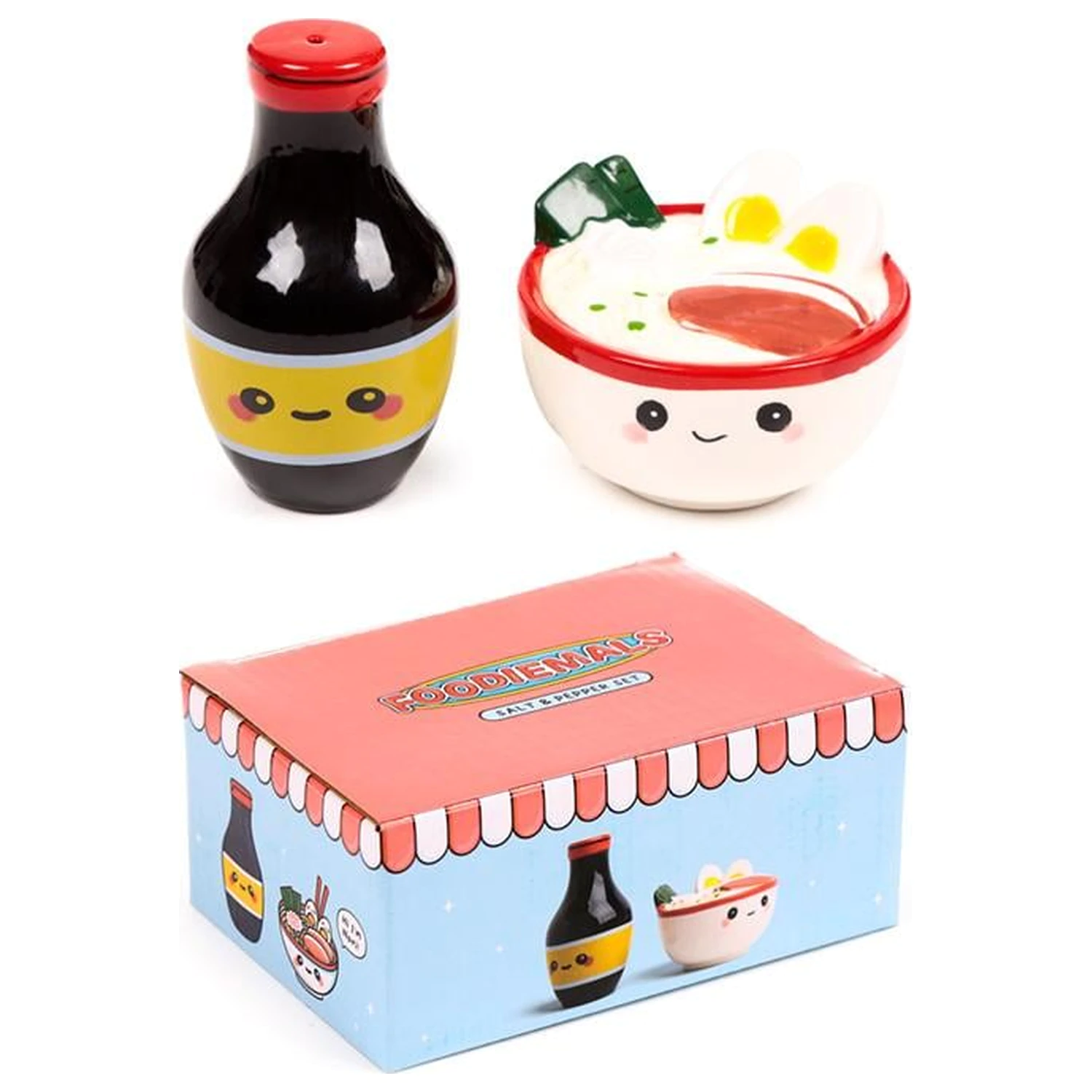 Kawaii Nori The Ramen Soľnička a korenička Súprava produktová fotografia