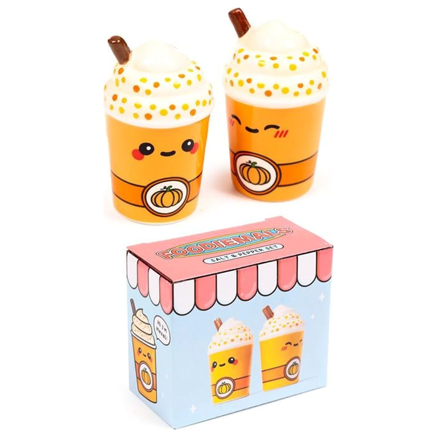 KAWAII Spiced Pumpkin Latte Set slánky a koreničky produktová fotografia