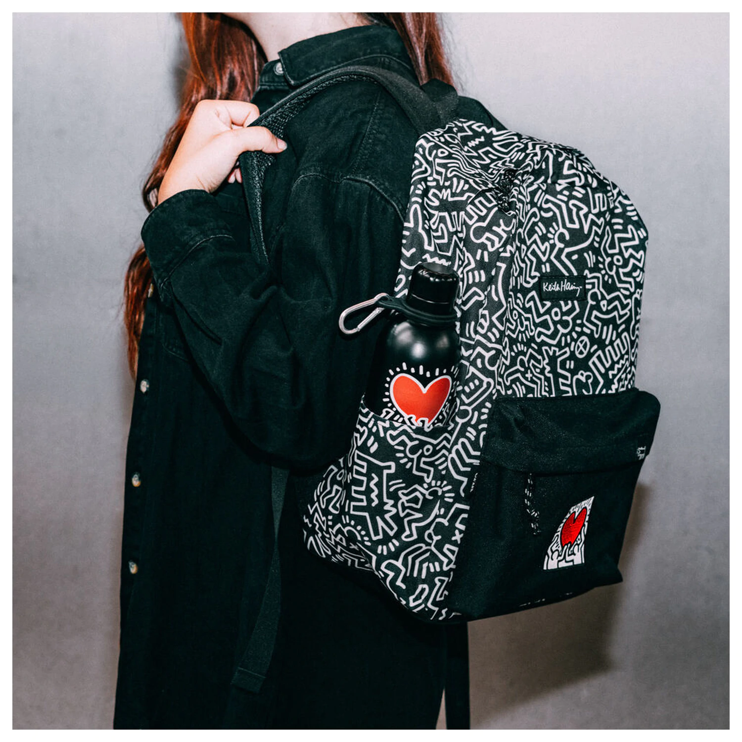 Keith Haring ruksak produktová fotografia