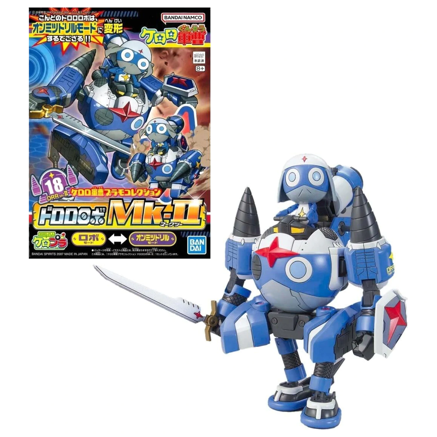 KERORO Dororo Robo MK2 Model Stavebnica produktová fotografia