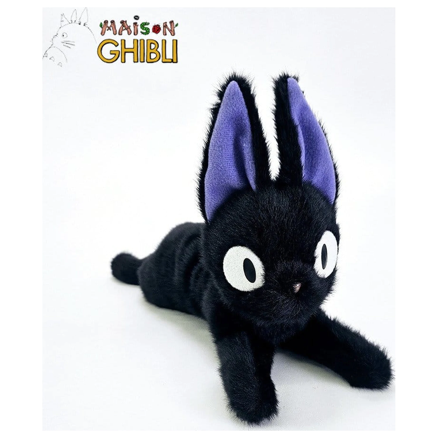 Kiki's Delivery Service Funwari plyšová figúrka Jiji Laying S 38 cm produktová fotografia