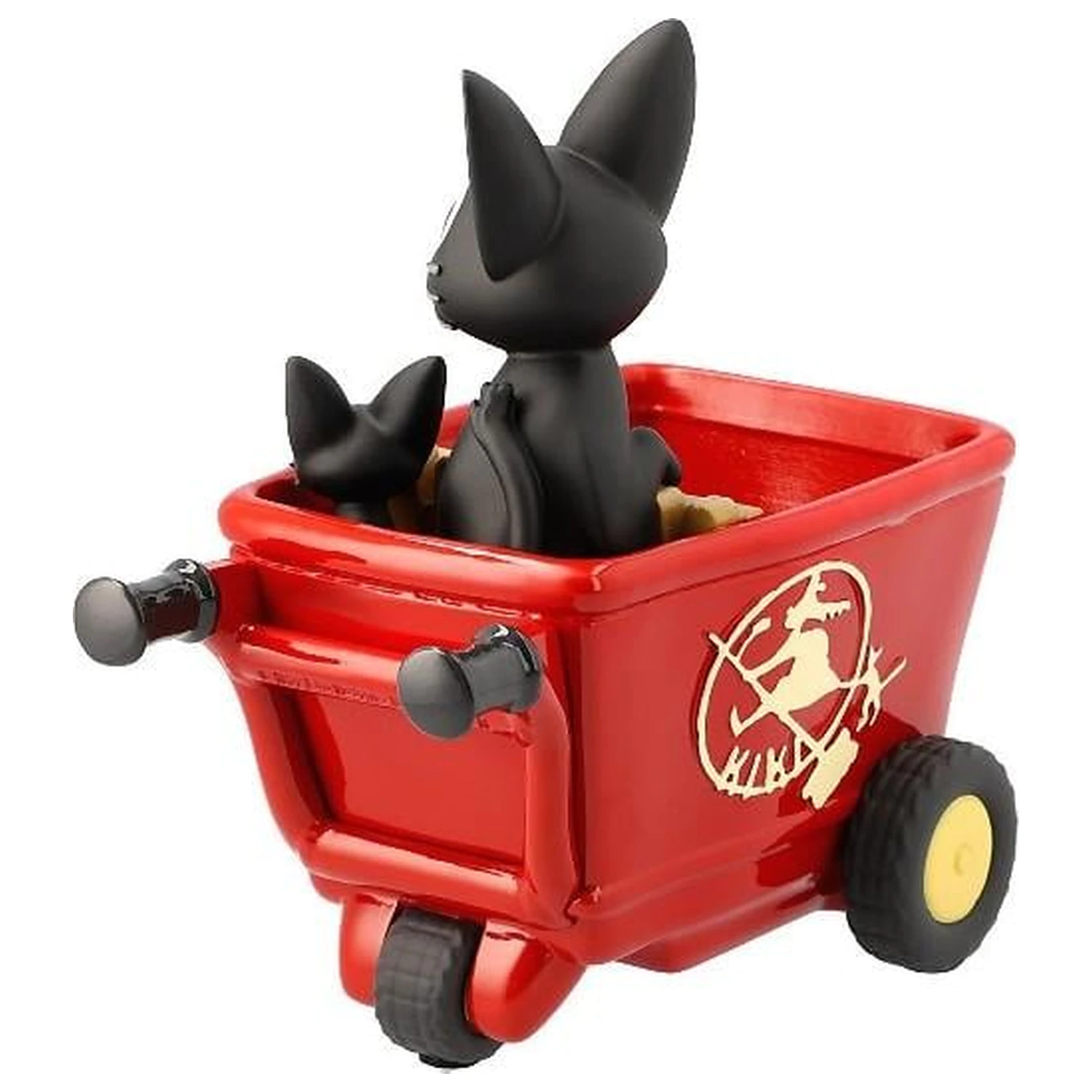 Kiki's Delivery Service Jiji červený vozík kvetináč rám produktová fotografia