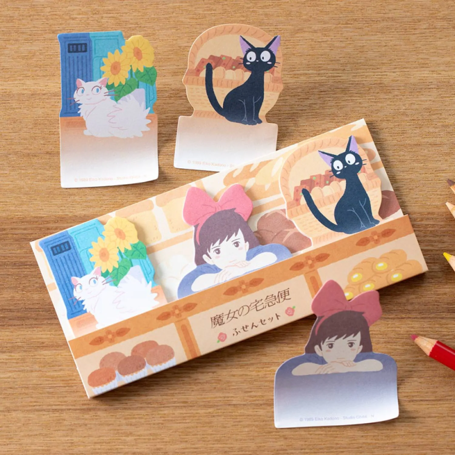 Kiki´s Delivery Service sada poznámkových blokov Kiki, Jiji & Licy produktová fotografia