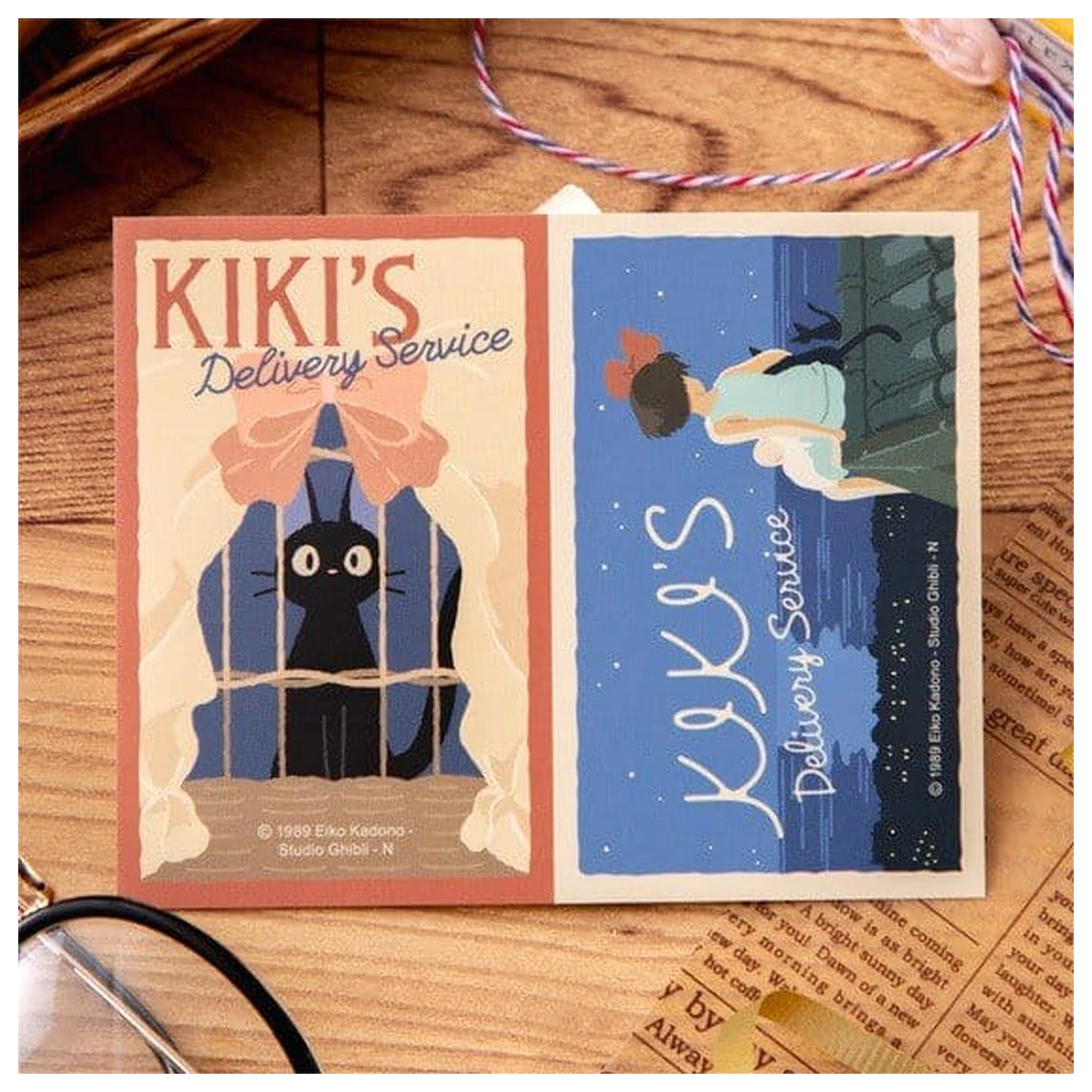 Kiki's Delivery Service nálepka Kiki & Jiji Retro produktová fotografia
