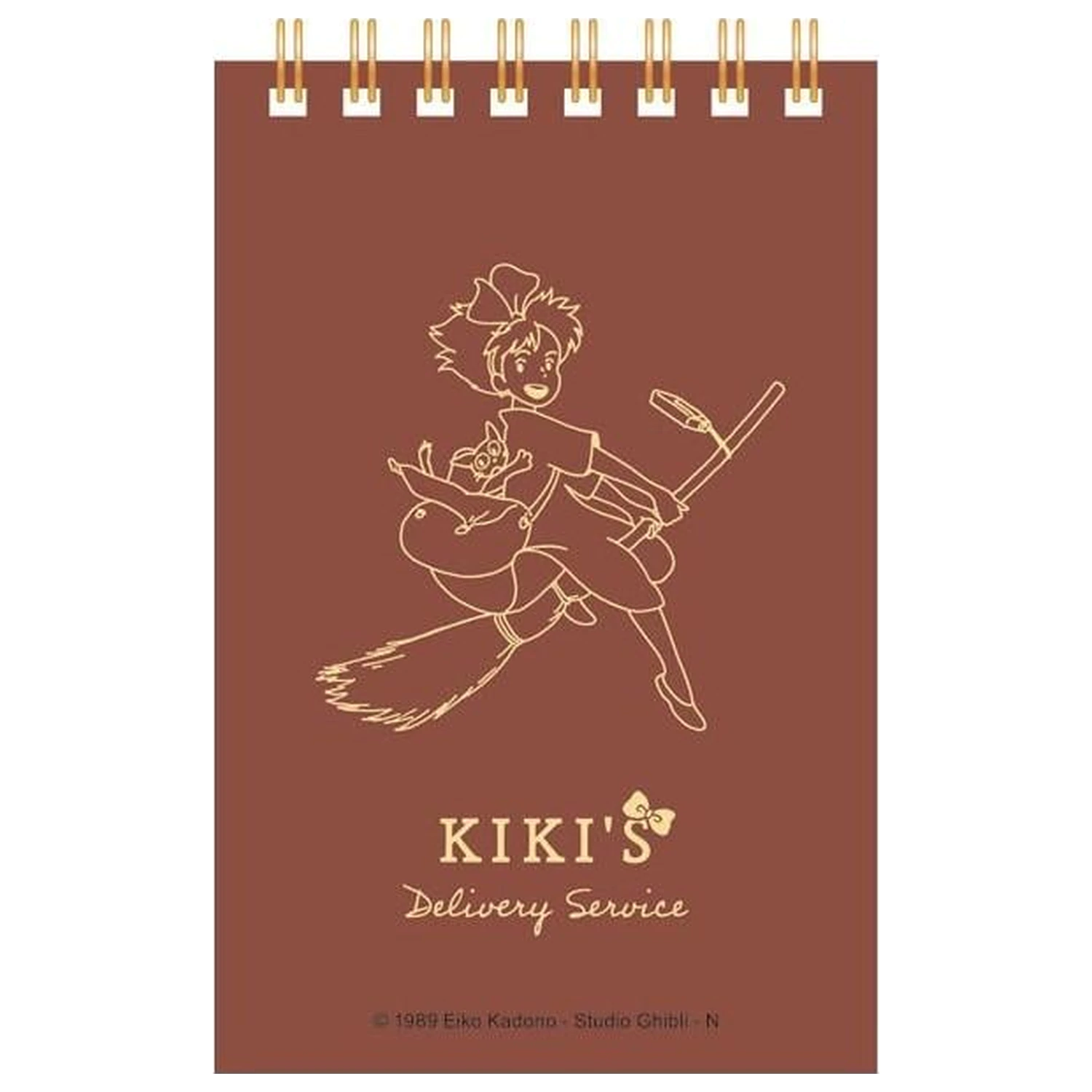 Kiki's Delivery Service Kiki na metle špirálový zápisník produktová fotografia