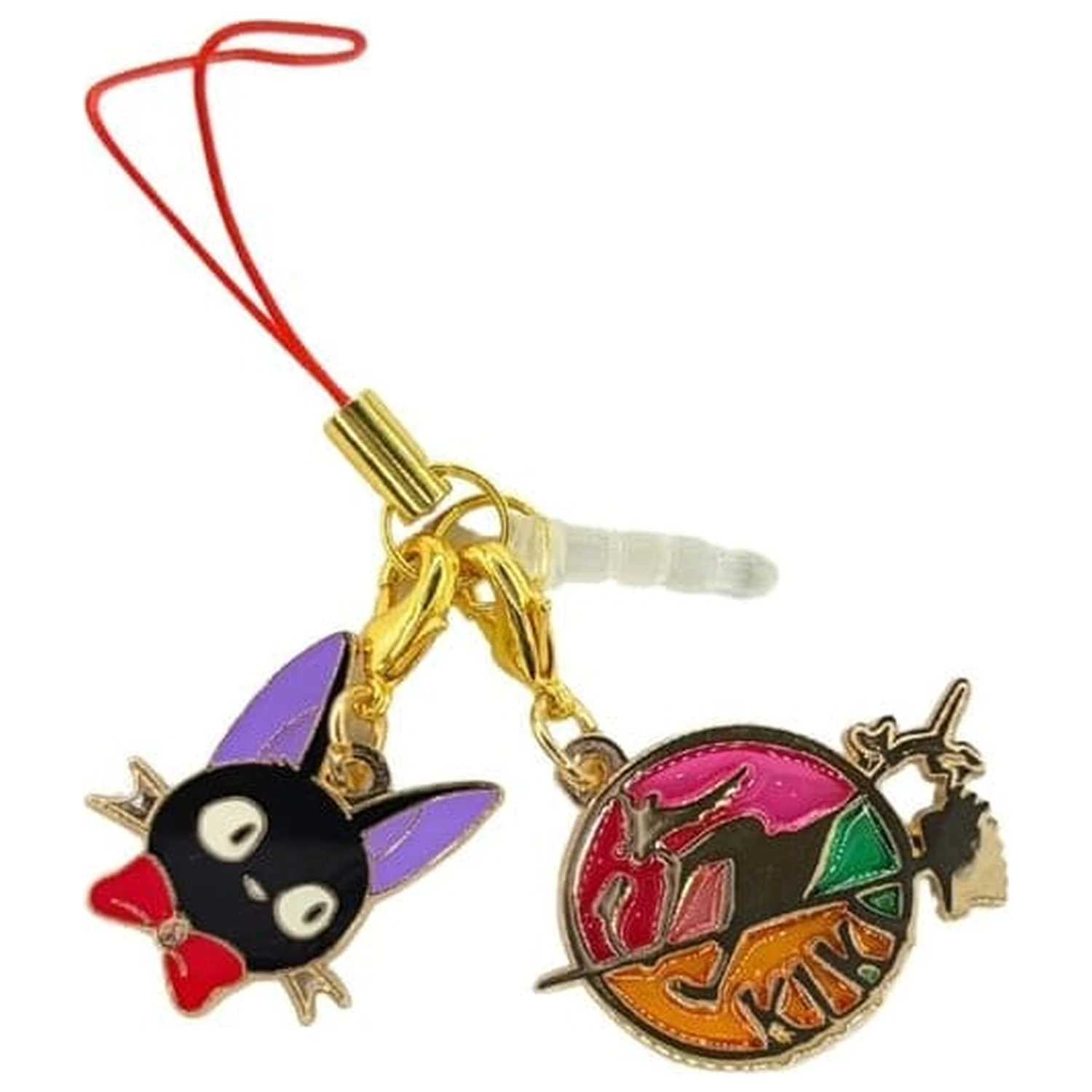 Kiki's Delivery Service Prívesok na kľúče v štýle vitráže Jiji Gold produktová fotografia