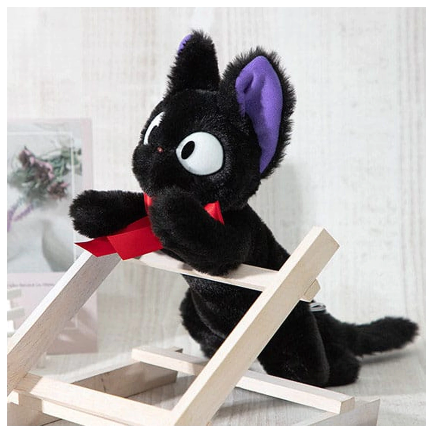 Kiki´s Delivery Service Nakayoshi Plyšová figúrka Jiji ležiaci produktová fotografia