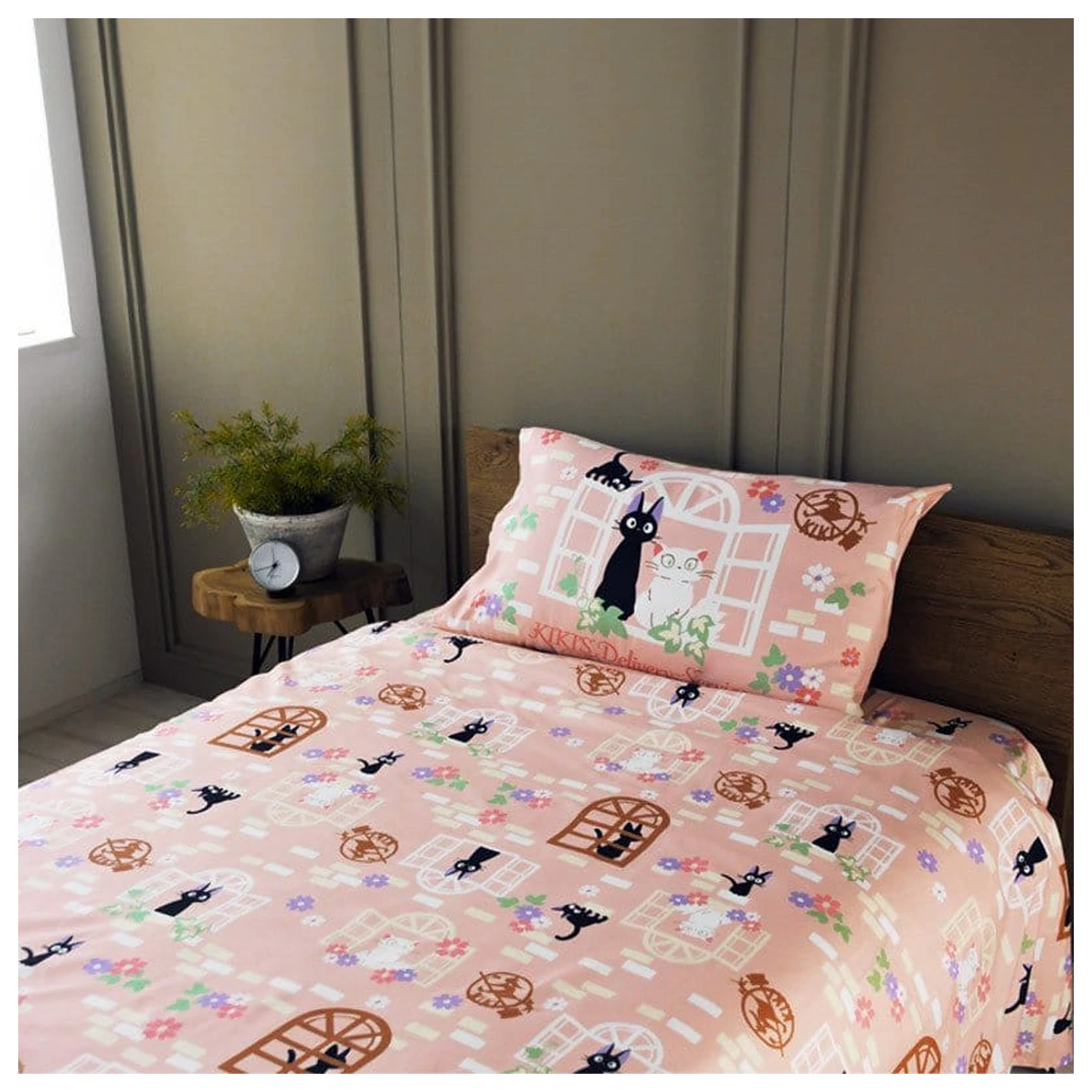Kiki's Delivery Service Natsu súprava obliečok na paplón Sweet Pink Jiji produktová fotografia