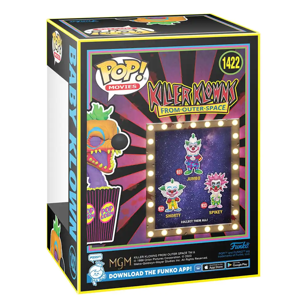 Killer Klowns from Outer Space Funko POP! Movies Vinylová figúrka Baby Klown(BLKLT) Exclusive Edition 9 cm produktová fotografia