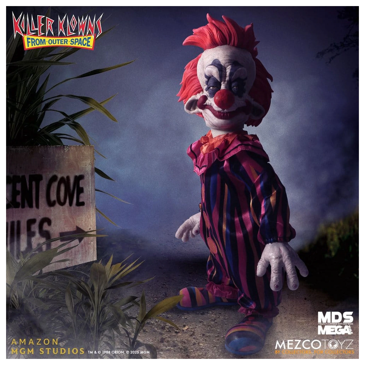 Killer Klowns from Outer Space MDS Mega Scale bábika Rudy 38 cm produktová fotografia