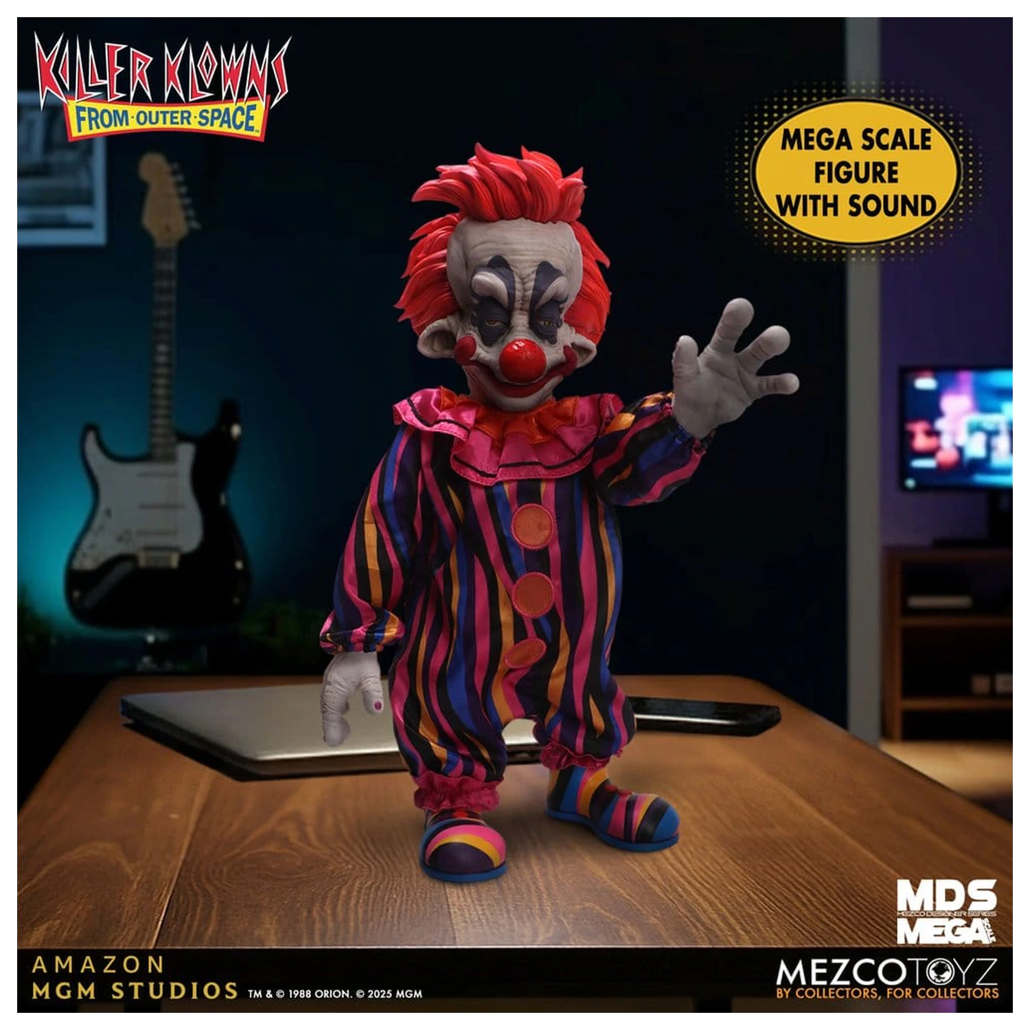 Killer Klowns from Outer Space MDS Mega Scale bábika Rudy 38 cm produktová fotografia