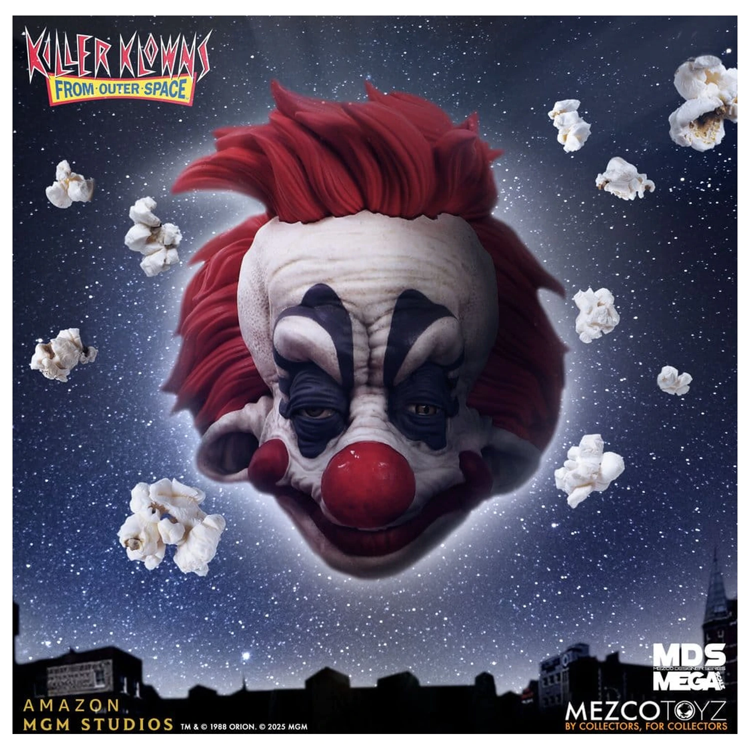 Killer Klowns from Outer Space MDS Mega Scale bábika Rudy 38 cm produktová fotografia