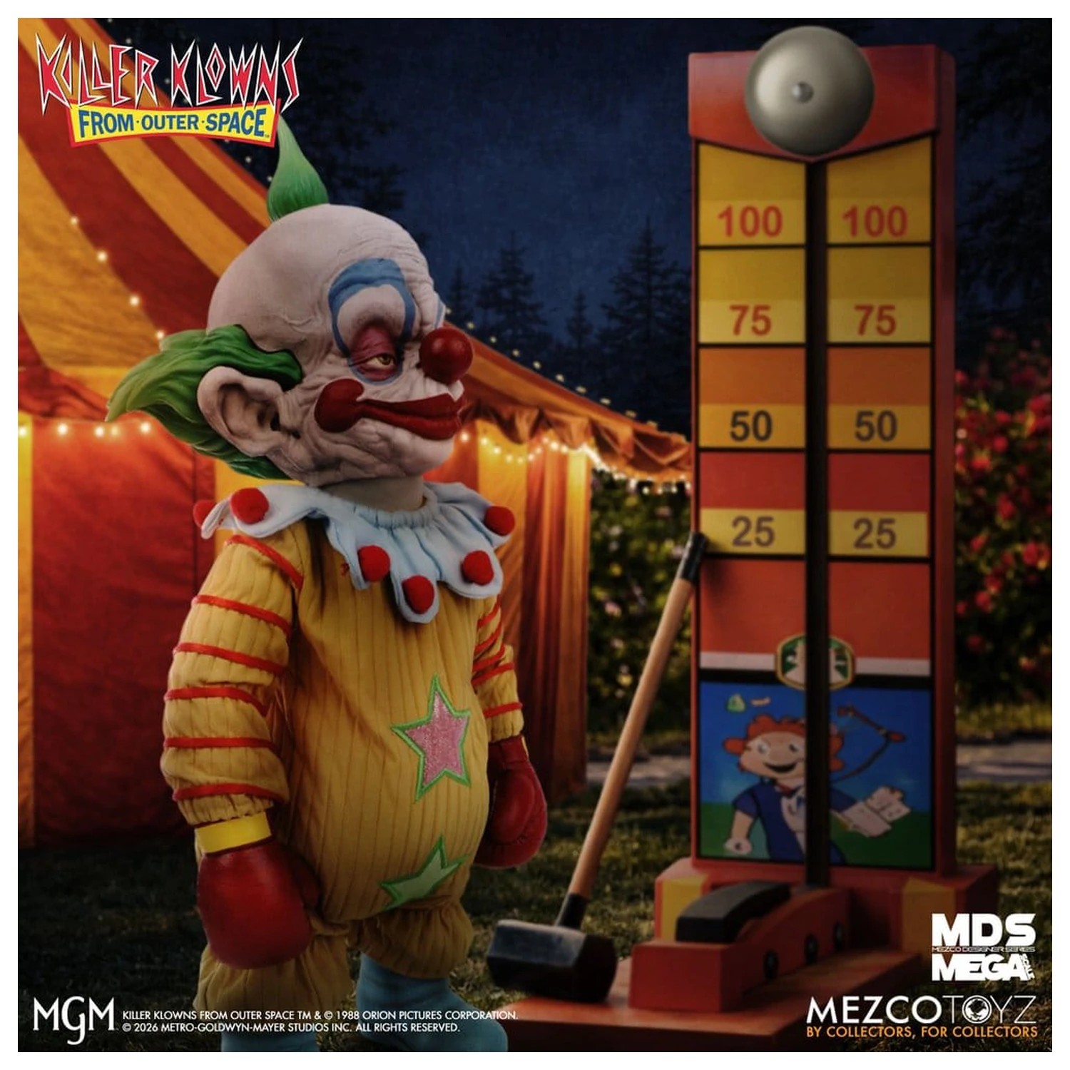 Killer Klowns From Outer Space MDS Mega Scale plyšová bábika Shorty 38 cm produktová fotografia