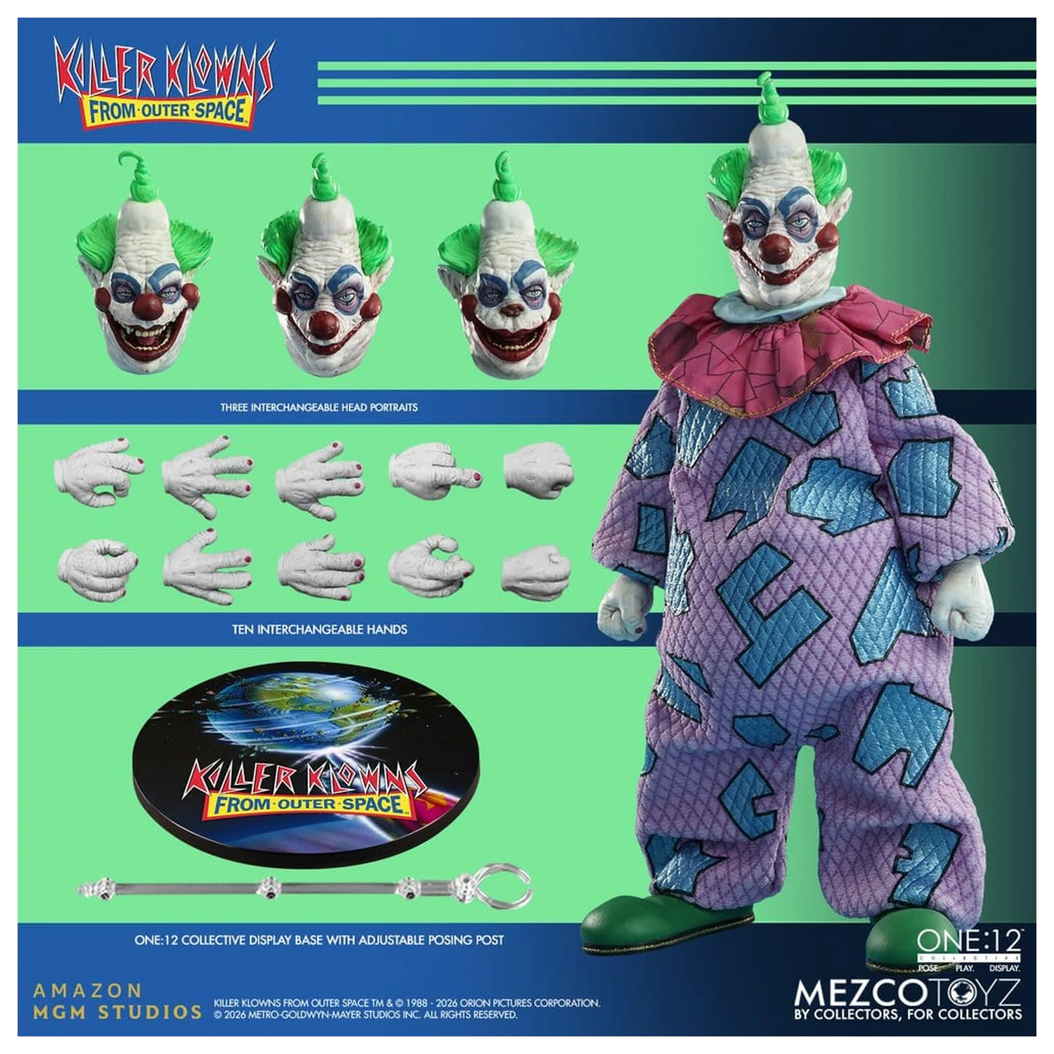 Killer Klowns From Outer Space One:12 Collective akčná figúrka 1/12 Jumbo 17 cm produktová fotografia