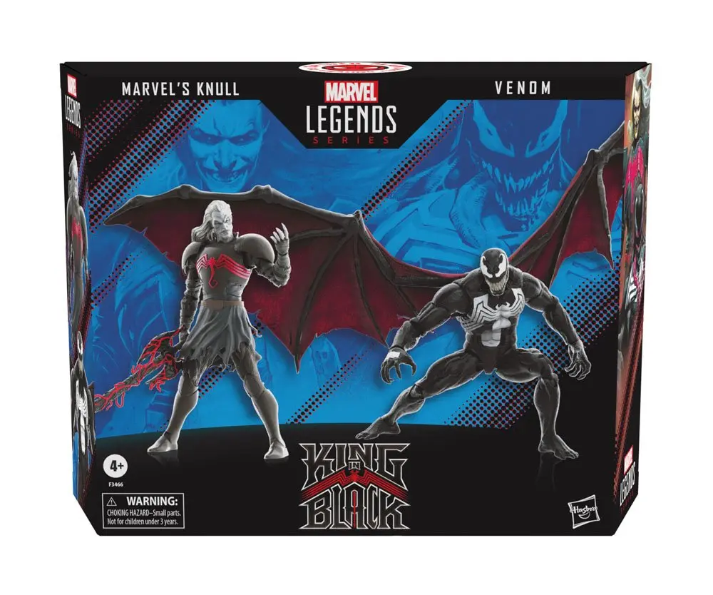 King in Black Marvel Legends Action Figure 2-balenie 2022 Marvel's Knull & Venom 15 cm termékfotó