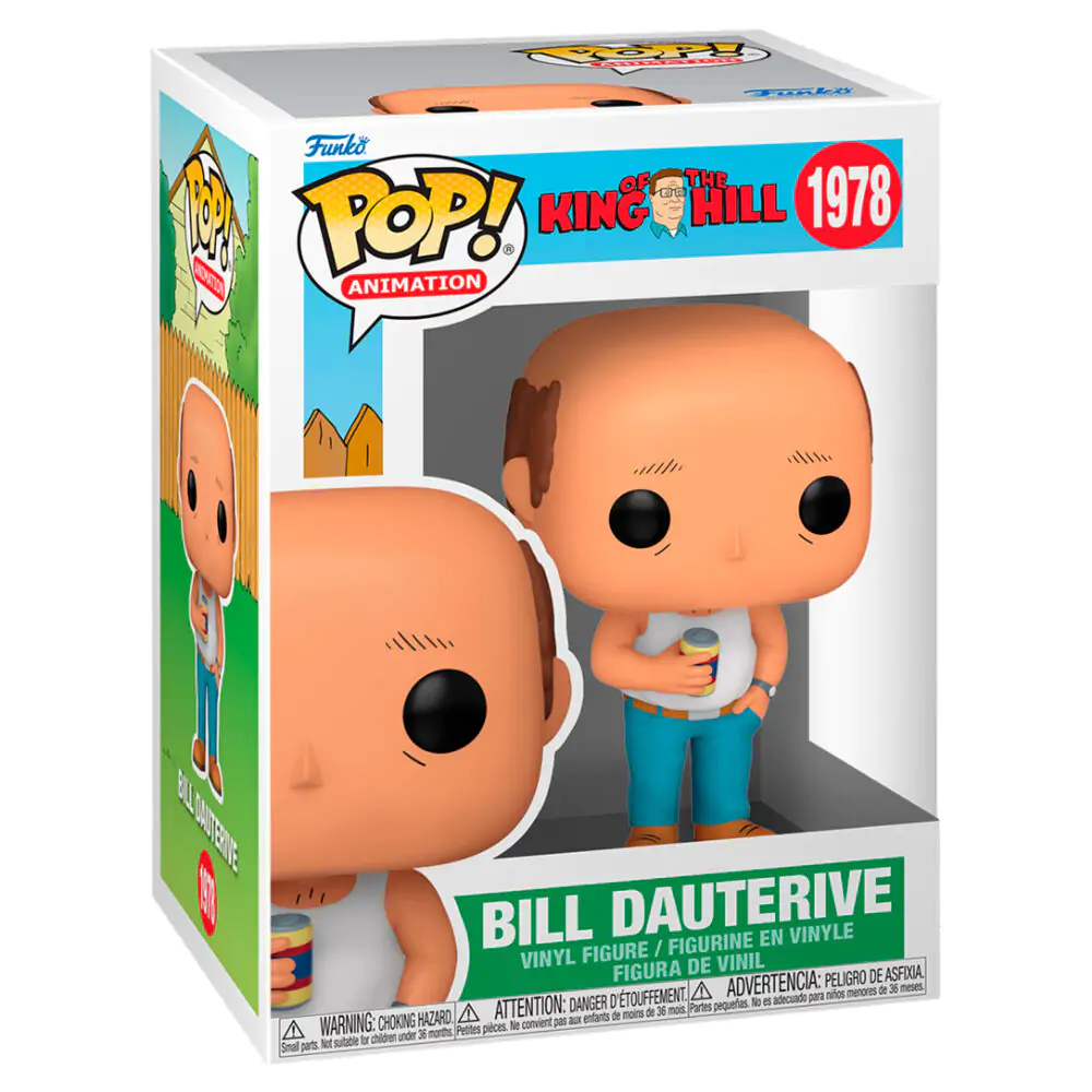 King of the Hill Funko POP! TV vinylová figúrka Bill Dauterive 9 cm produktová fotografia