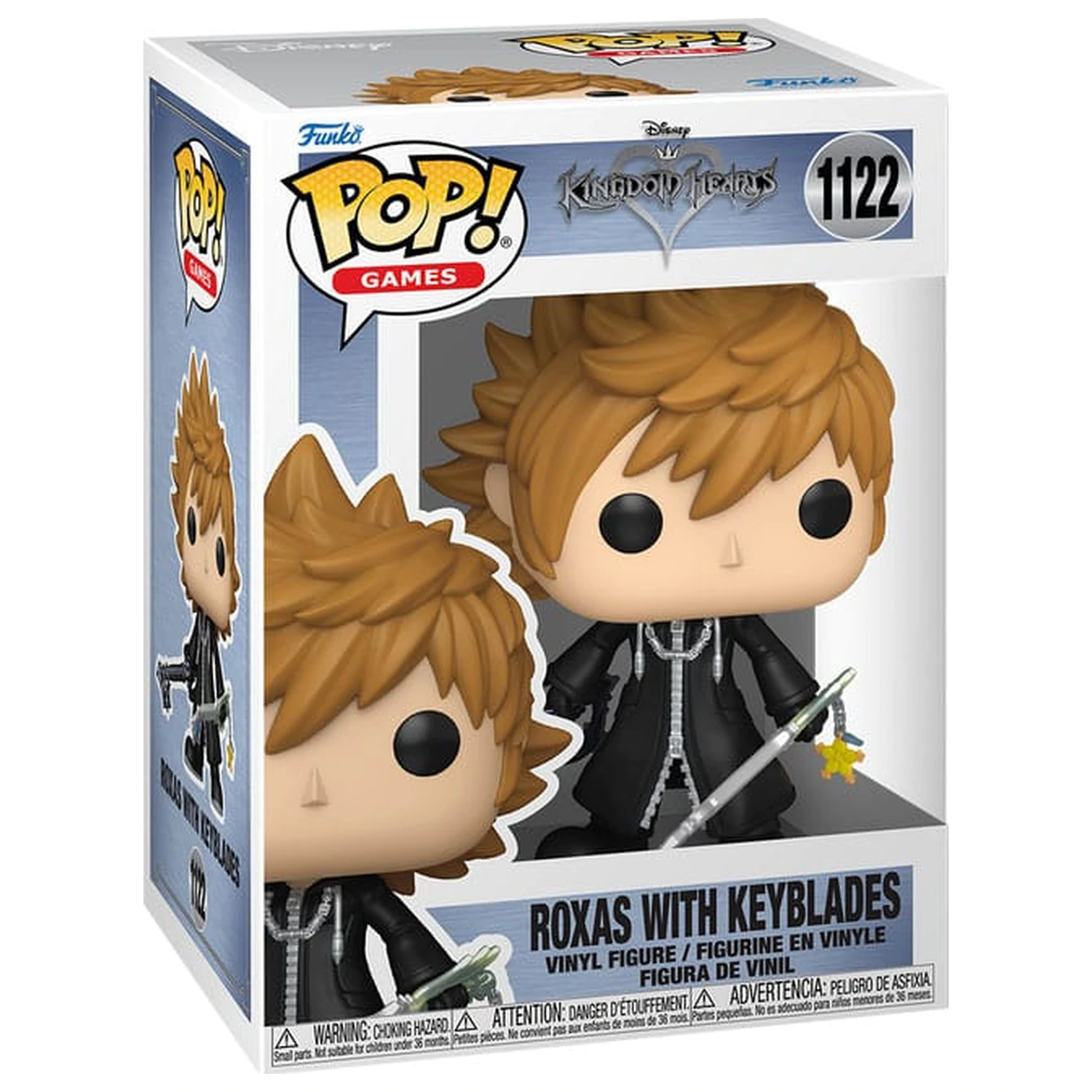 Kingdom Hearts Funko POP! Games Vinylová figúrka Roxas w/Keyblades 9 cm produktová fotografia