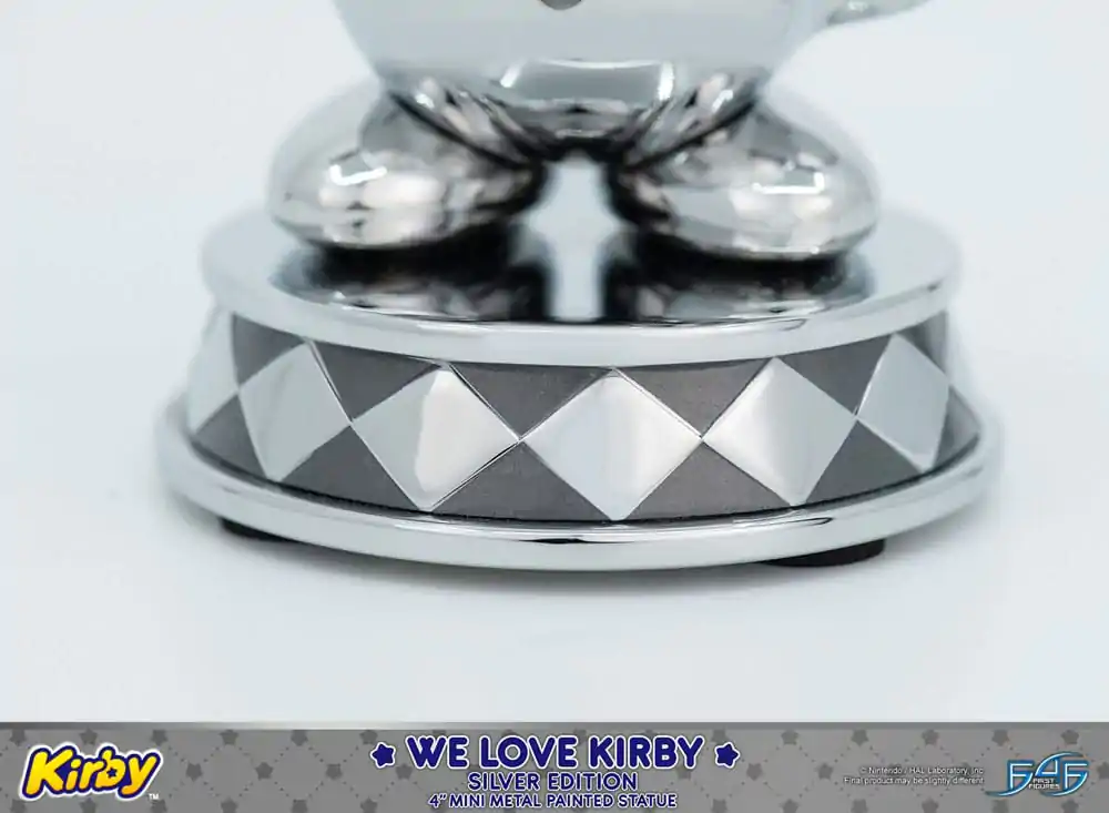 Kirby DieCast socha We Love Kirby Silver Edition 10 cm produktová fotografia