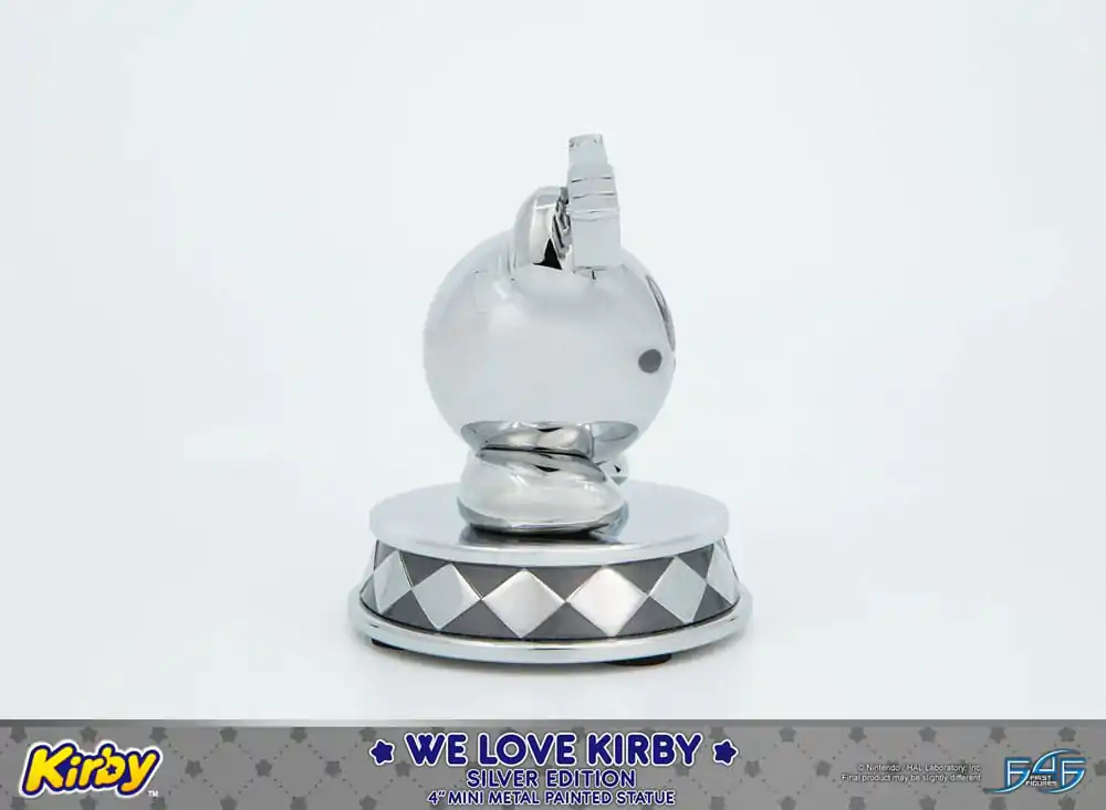 Kirby DieCast socha We Love Kirby Silver Edition 10 cm produktová fotografia