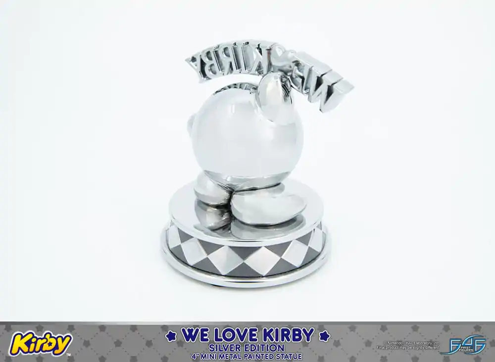 Kirby DieCast socha We Love Kirby Silver Edition 10 cm produktová fotografia