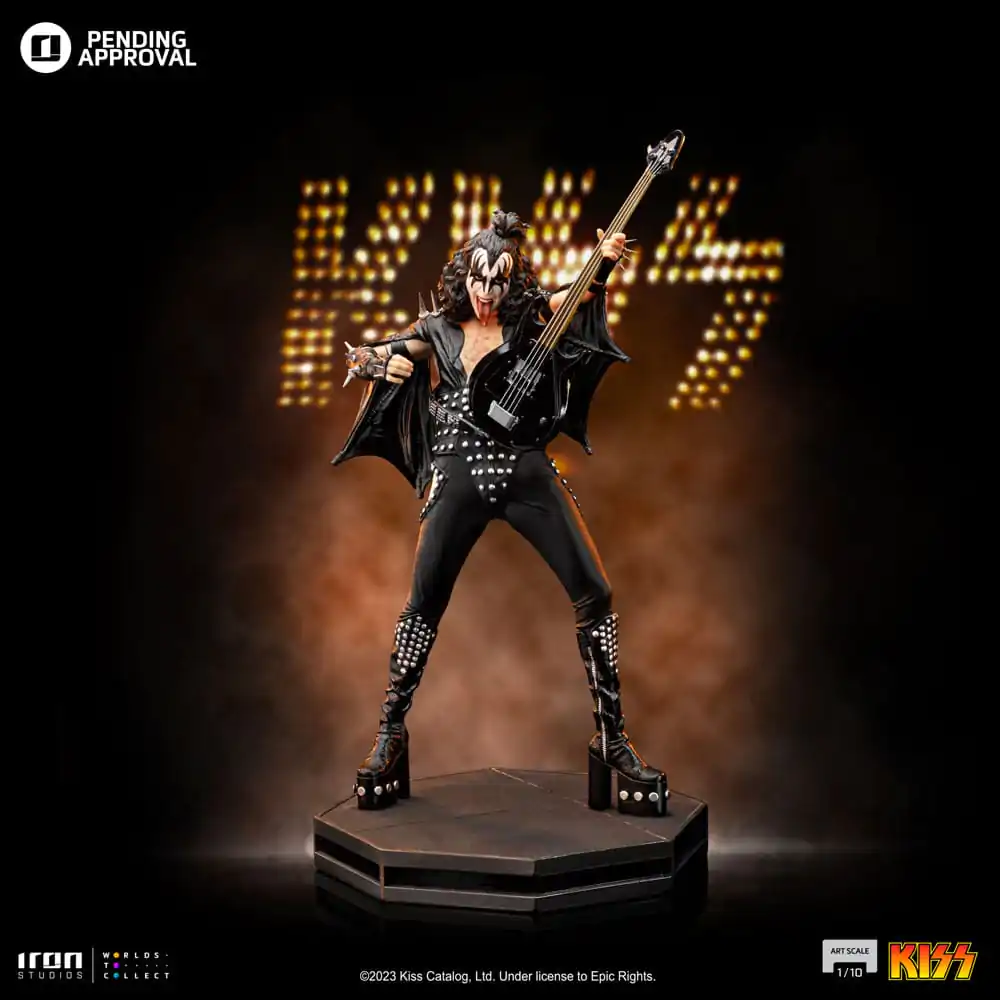 Kiss Art Scale Socha 1/10 Gene Simons Limited Edtition 26 cm produktová fotografia