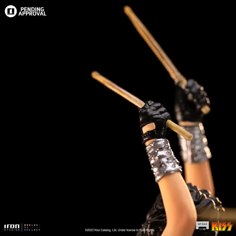 Kiss Art Scale Statue 1/10 Peter Criss Limited Edition 22 cm termékfotó