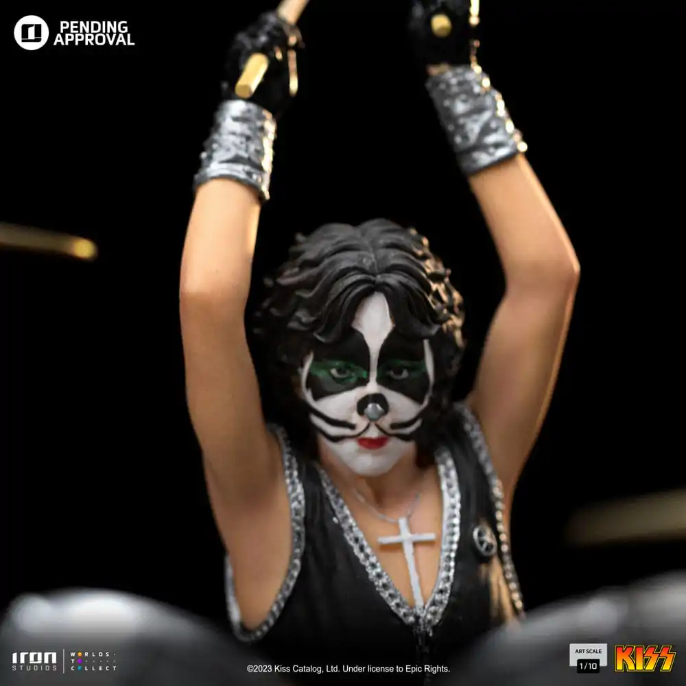 Kiss Art Scale Statue 1/10 Peter Criss Limited Edition 22 cm termékfotó