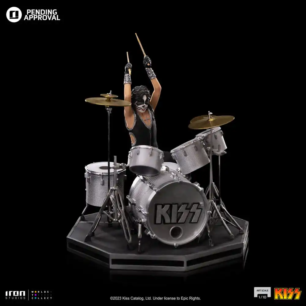 Kiss Art Scale Statue 1/10 Peter Criss Limited Edition 22 cm termékfotó