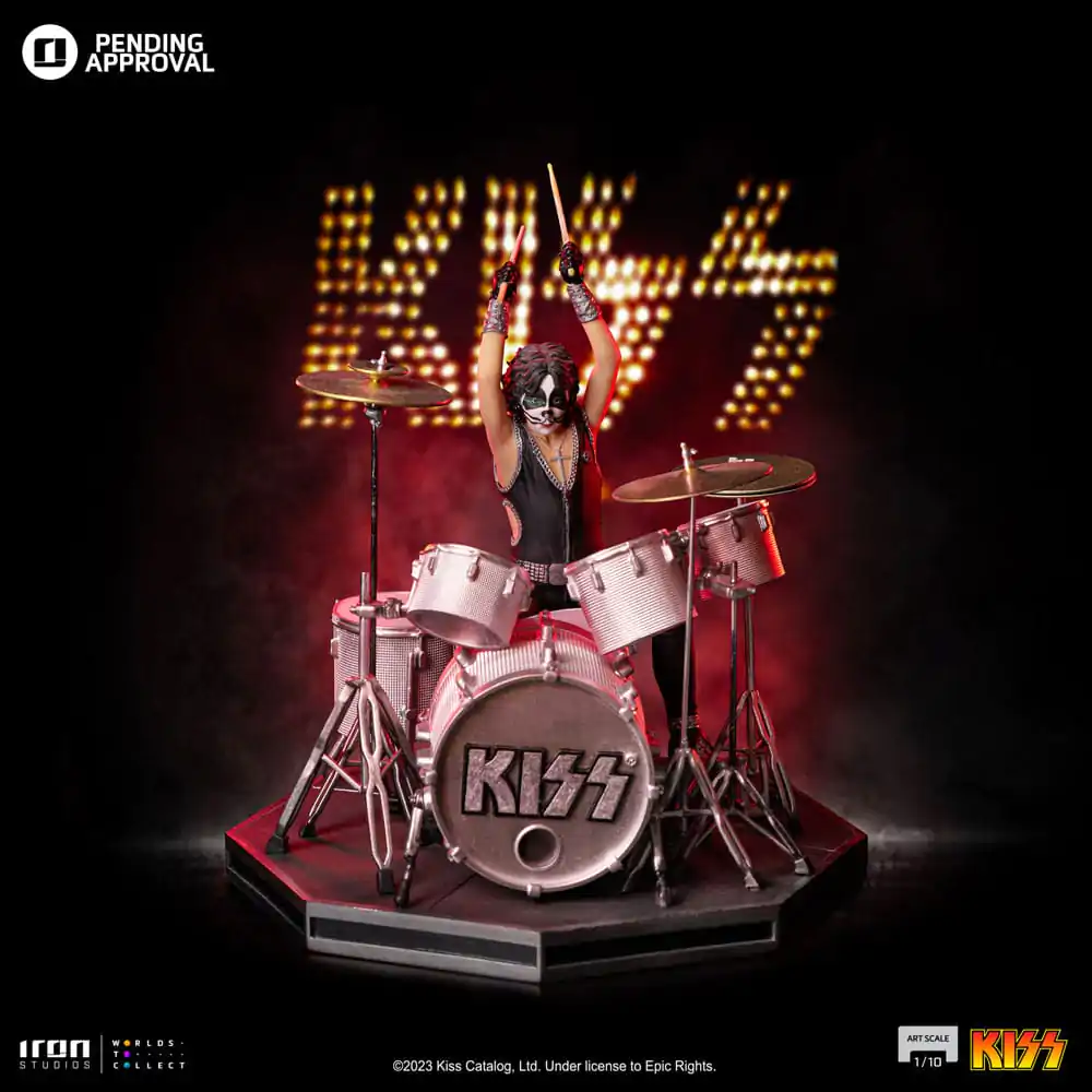 Kiss Art Scale Statue 1/10 Peter Criss Limited Edition 22 cm termékfotó