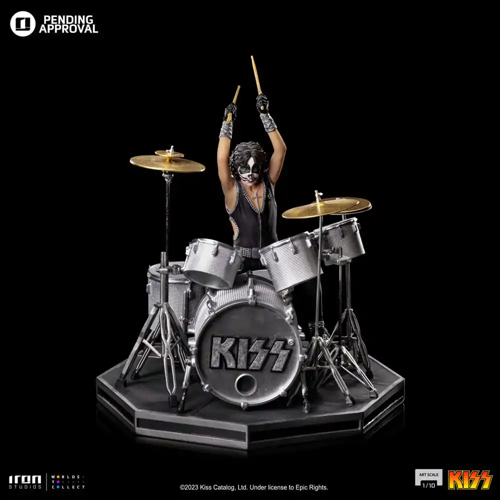 Kiss Art Scale Statue 1/10 Peter Criss Limited Edition 22 cm termékfotó