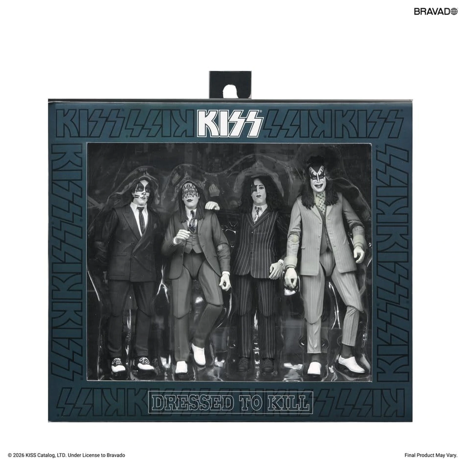 KISS Akčné figúrky 4-balenie Oblečené na zabitie Albumový obal 18 cm produktová fotografia
