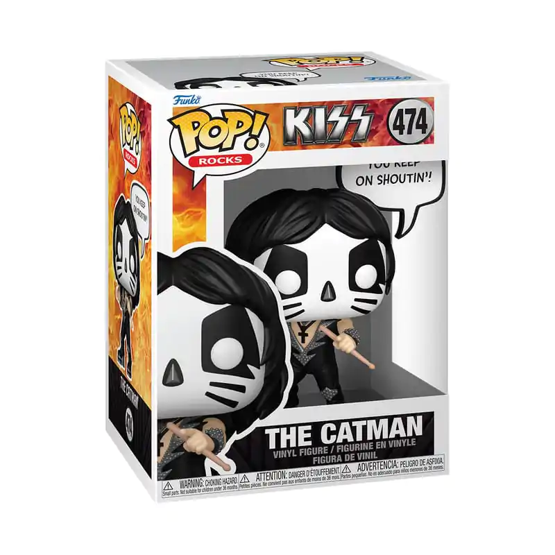 KISS Funko POP! Sayings Vinylová figúrka The Catman(R&R All Night) 9 cm produktová fotografia