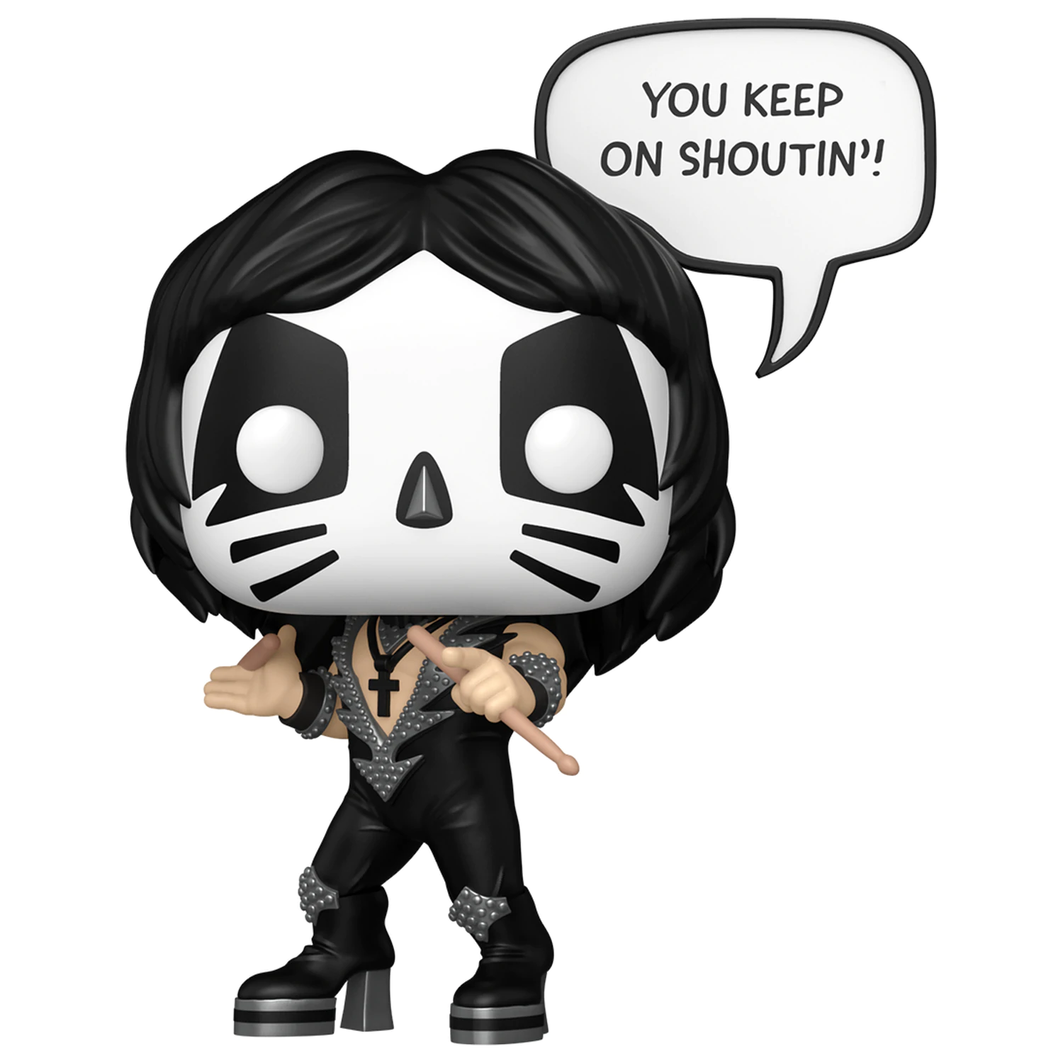 KISS Funko POP! Sayings Vinylová figúrka The Catman(R&R All Night) 9 cm produktová fotografia