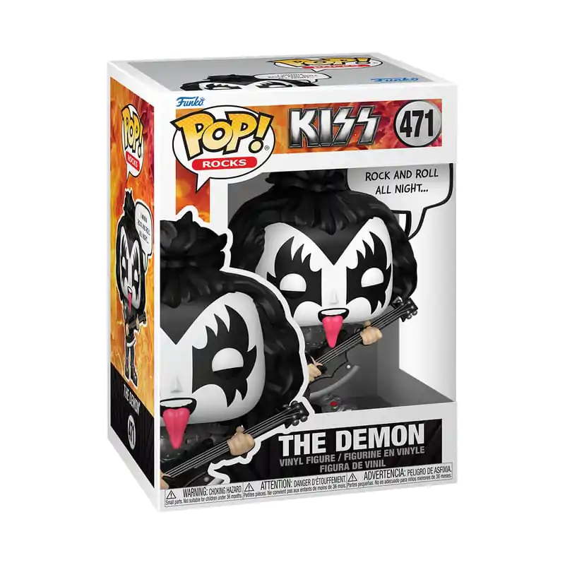 KISS Funko POP! Sayings vinylová figúrka The Demon(R&R All Night) 9 cm produktová fotografia