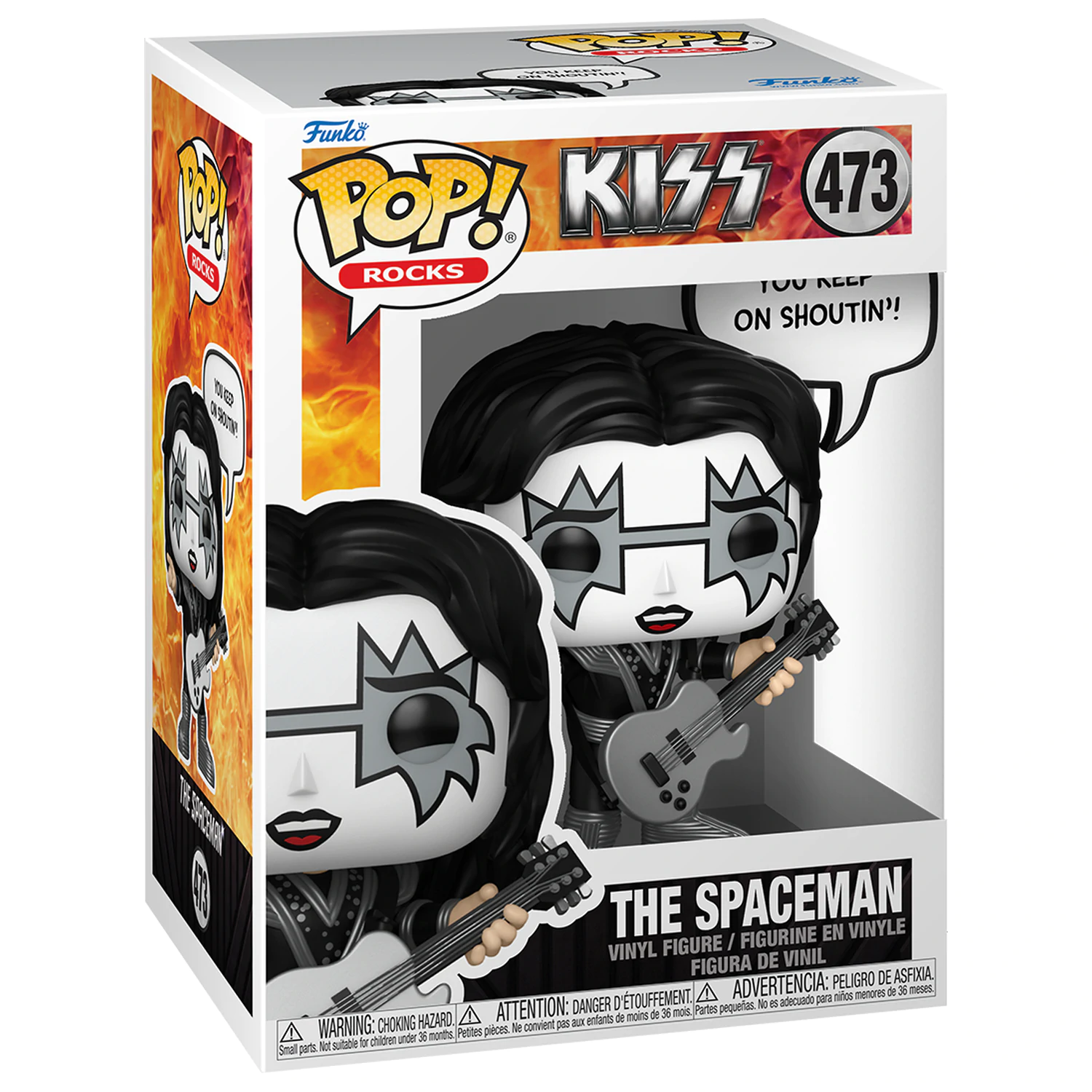 KISS Funko POP! Sayings vinylová figúrka The Spaceman(R&R All Night) 9 cm produktová fotografia
