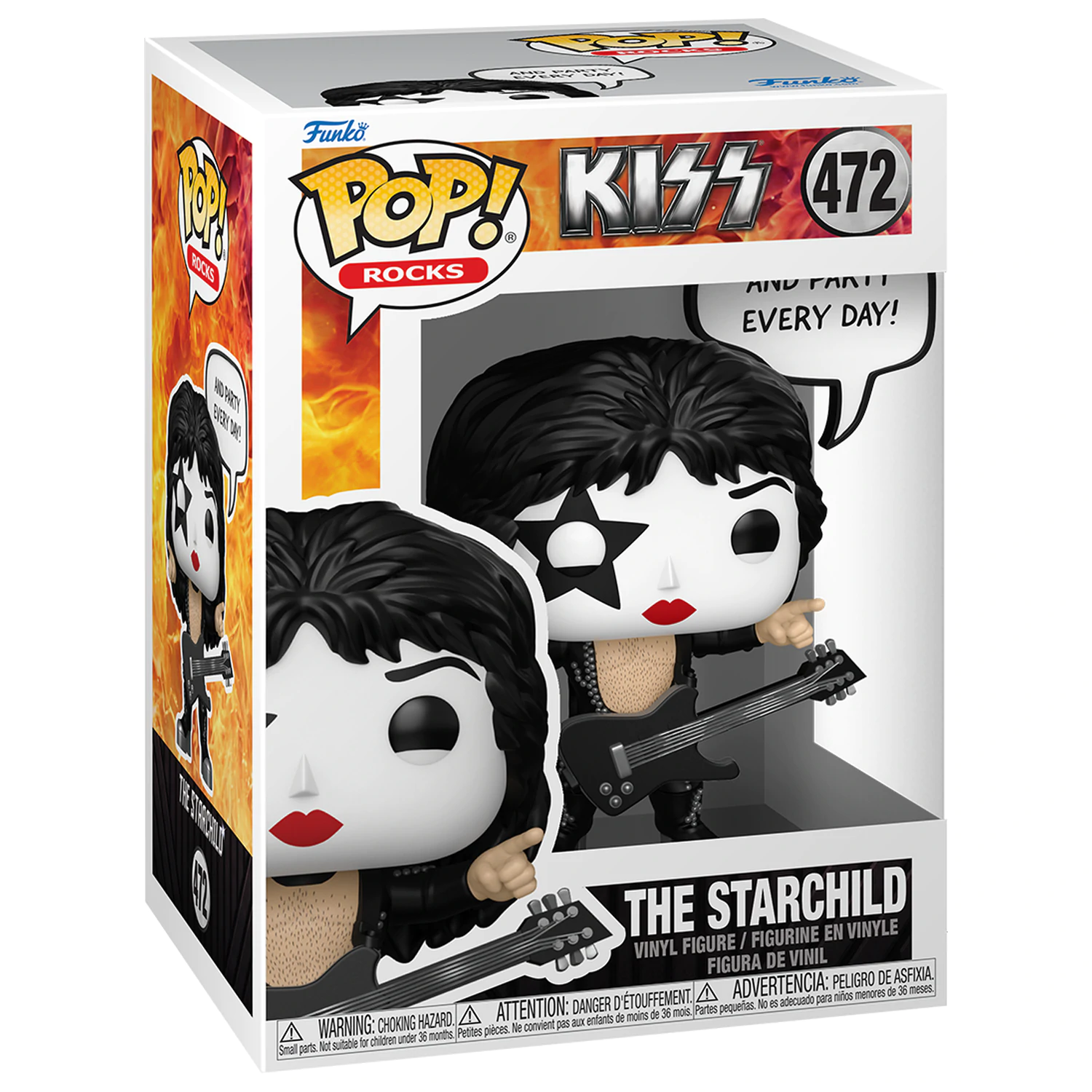 KISS Funko POP! Sayings Vinylová figúrka The Starchild(R&R All Night) 9 cm produktová fotografia