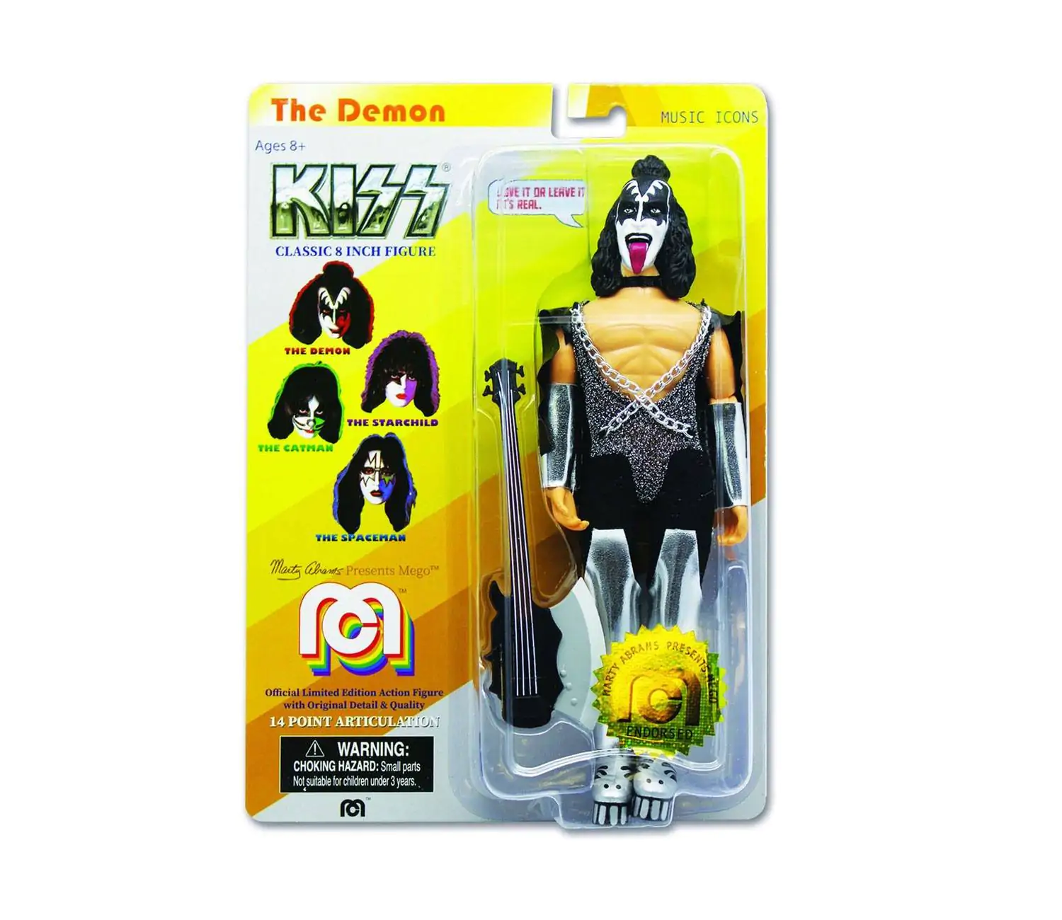 Kiss Action Figure Love Gun Demon 20 cm figúrka produktová fotografia