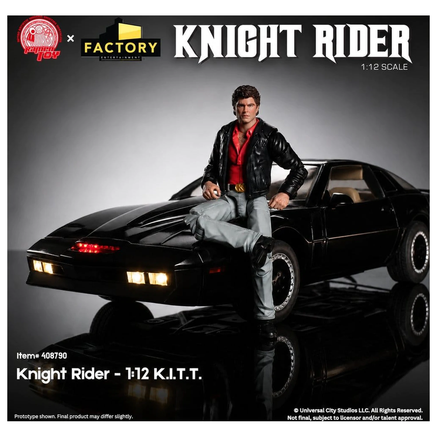 Knight Rider Akčná figúrka 1/12 K.I.T.T. s Michaelom Knightom produktová fotografia