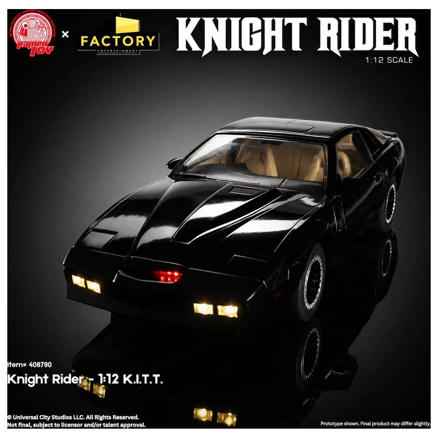 Knight Rider Akčná figúrka 1/12 K.I.T.T. s Michaelom Knightom produktová fotografia