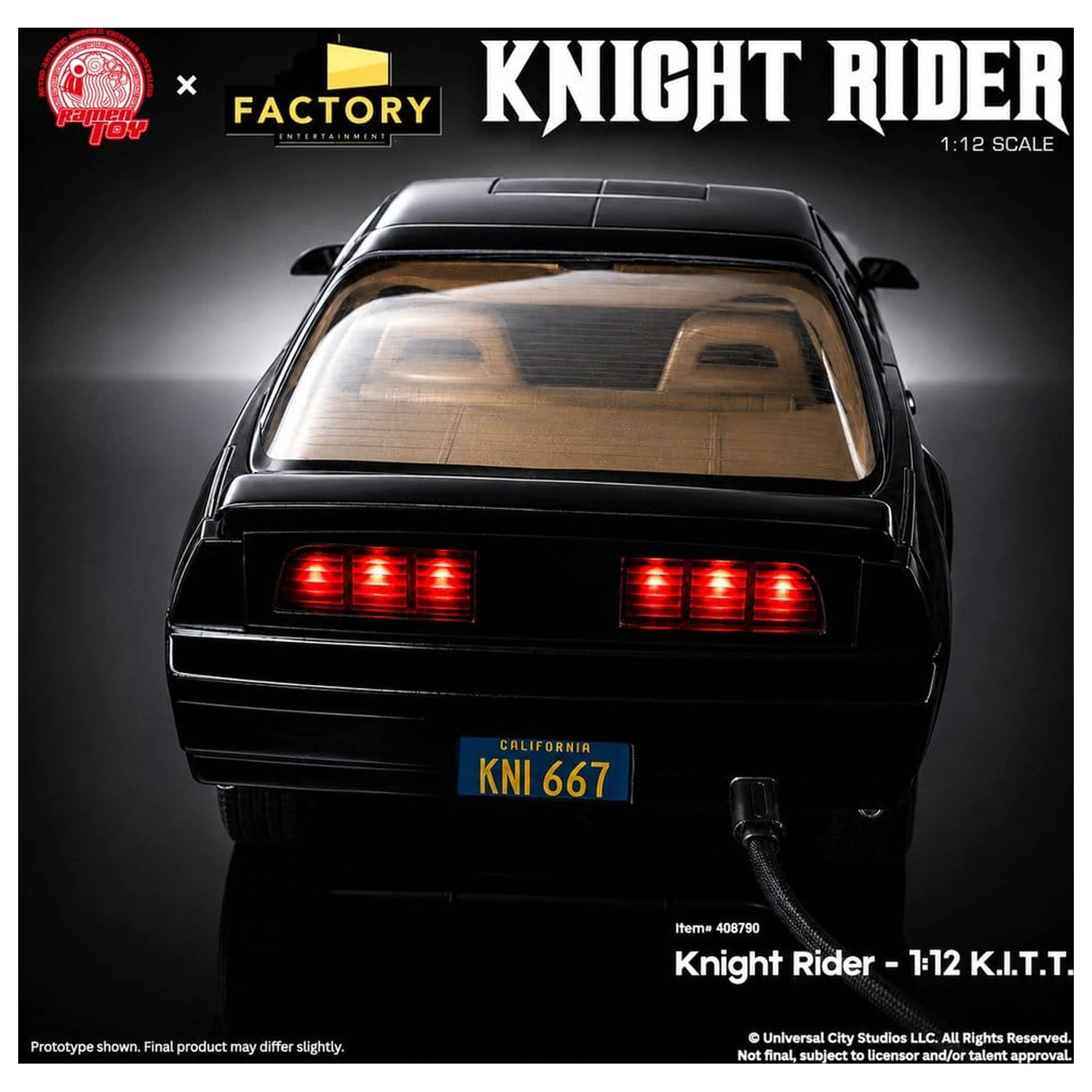 Knight Rider Akčná figúrka 1/12 K.I.T.T. s Michaelom Knightom produktová fotografia