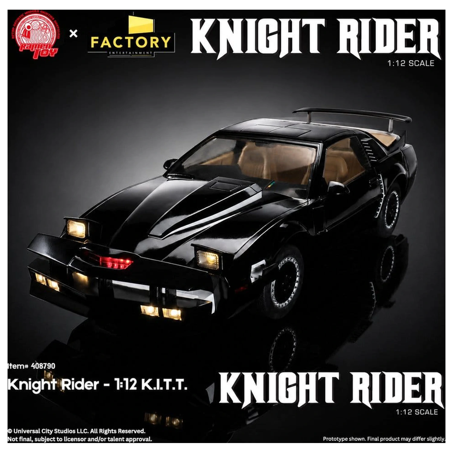 Knight Rider Akčná figúrka 1/12 K.I.T.T. s Michaelom Knightom produktová fotografia