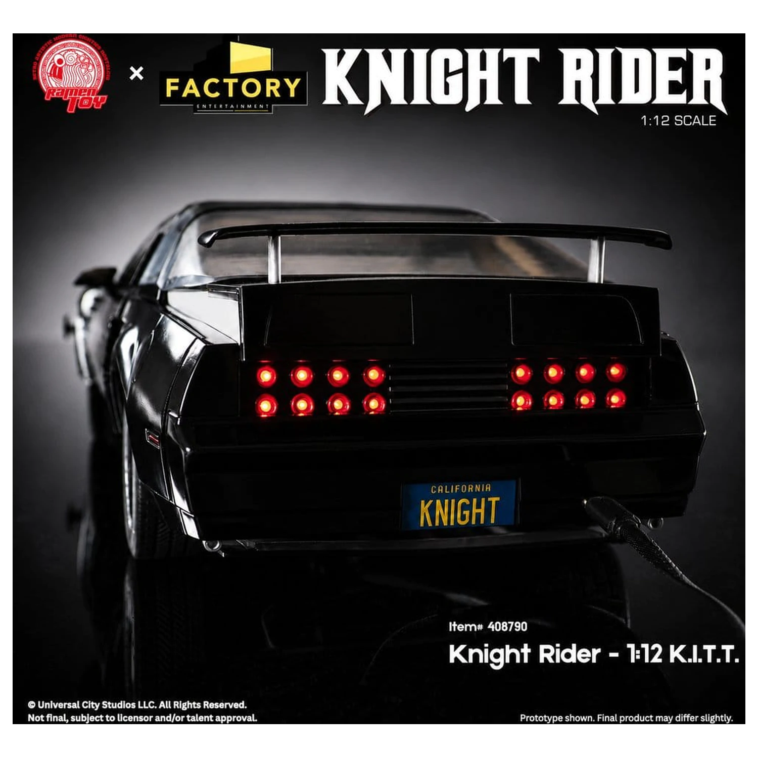 Knight Rider Akčná figúrka 1/12 K.I.T.T. s Michaelom Knightom produktová fotografia