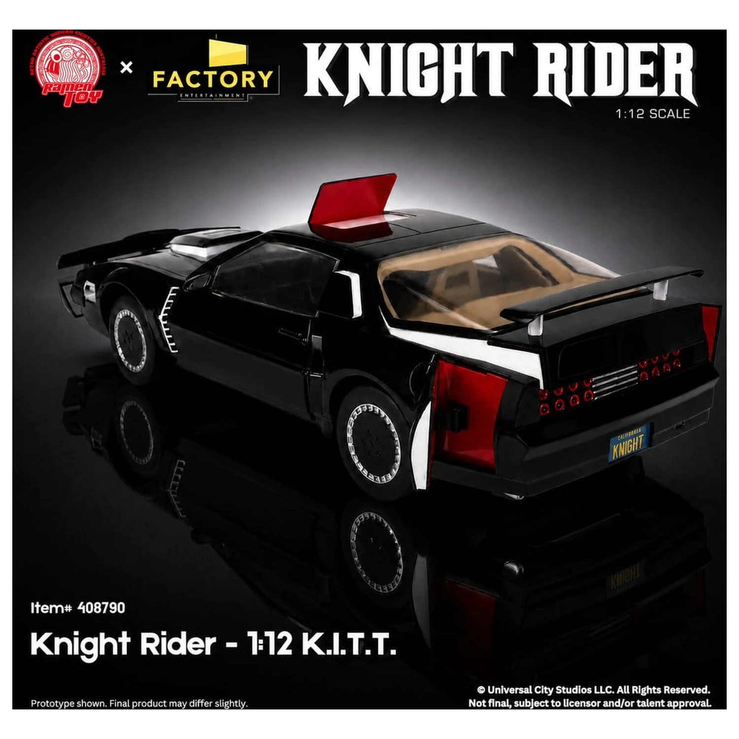 Knight Rider Akčná figúrka 1/12 K.I.T.T. s Michaelom Knightom produktová fotografia