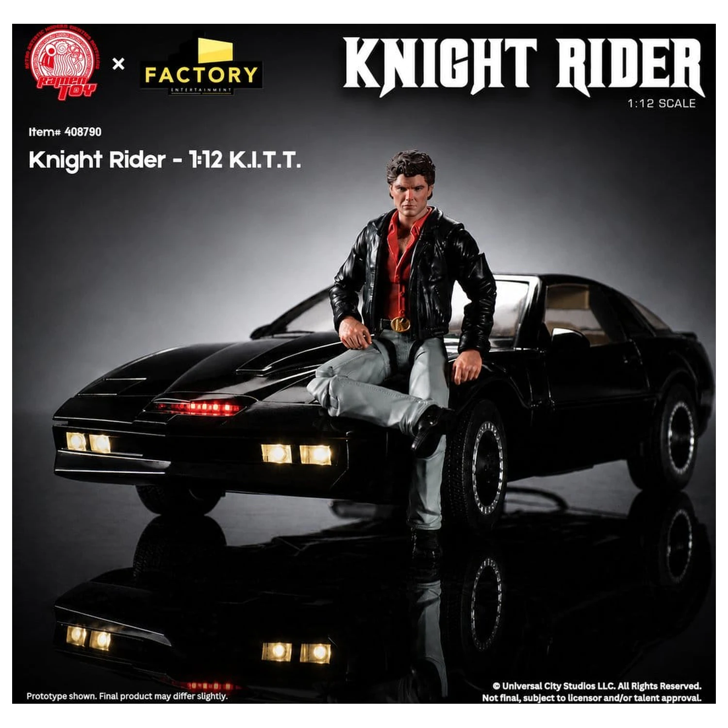 Knight Rider Akčná figúrka 1/12 K.I.T.T. s Michaelom Knightom produktová fotografia