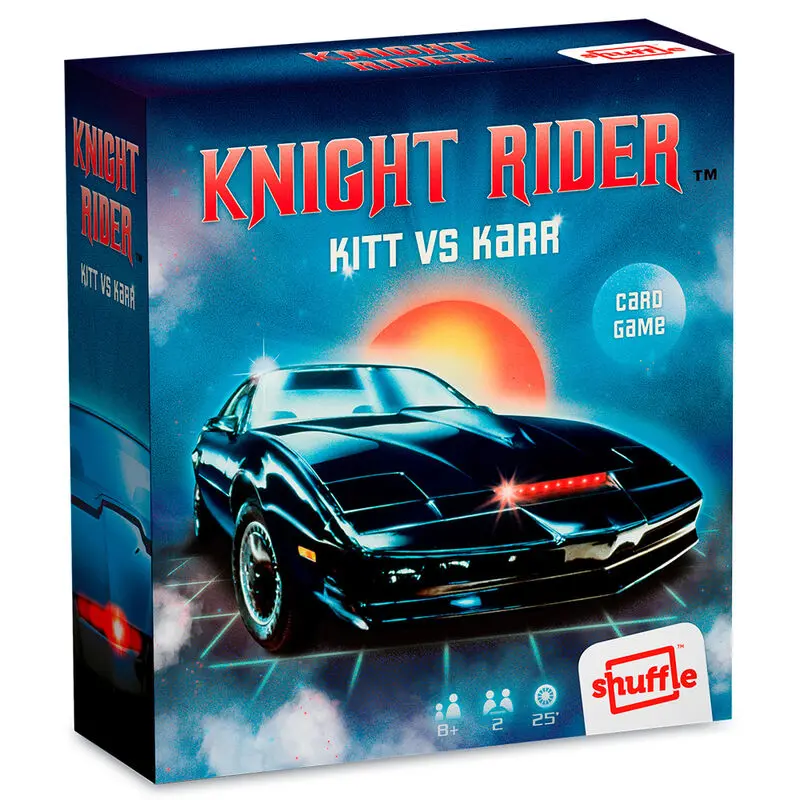 Knight Rider Kitt vs Karr stolová hra produktová fotografia