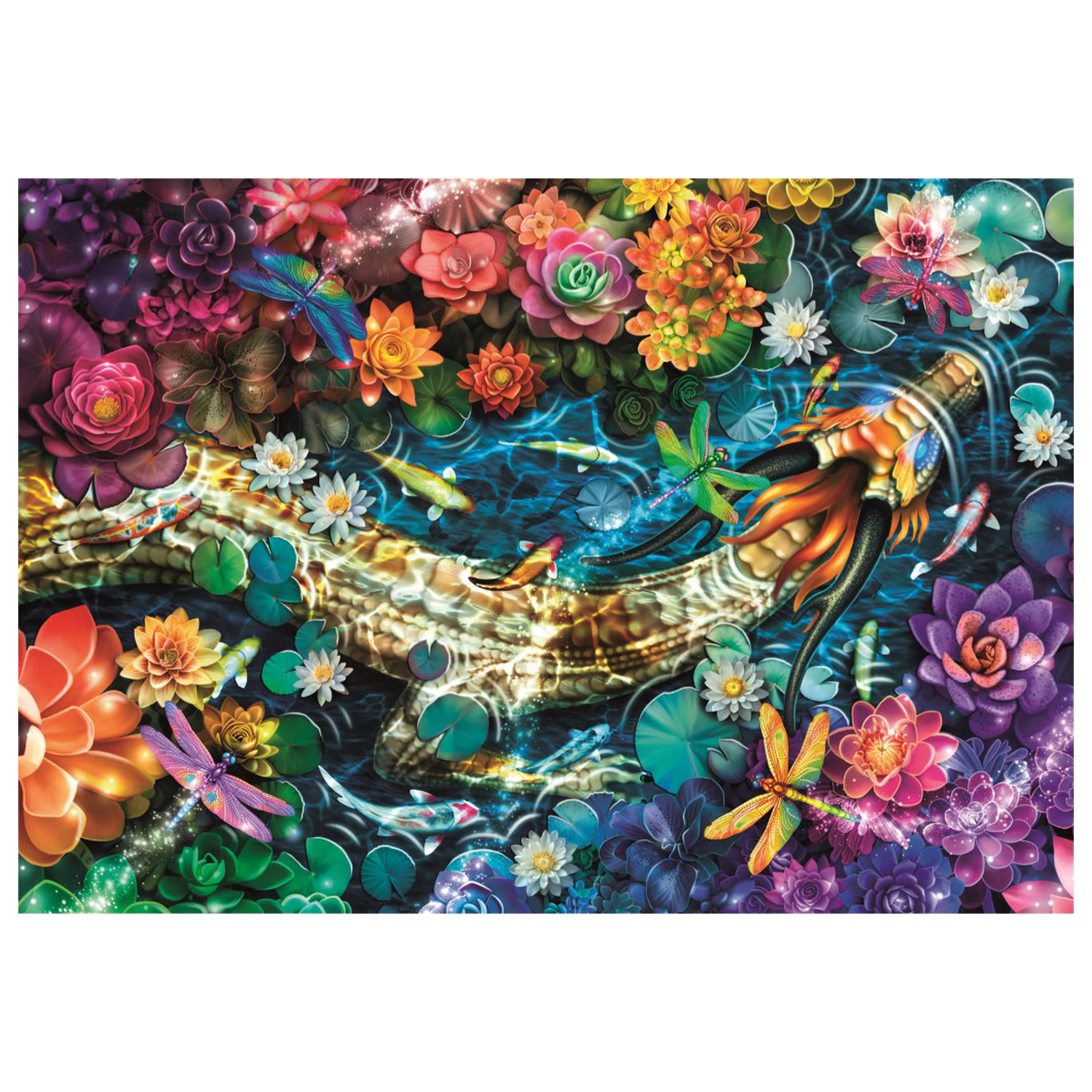 Koi River 1000 kusové puzzle produktová fotografia
