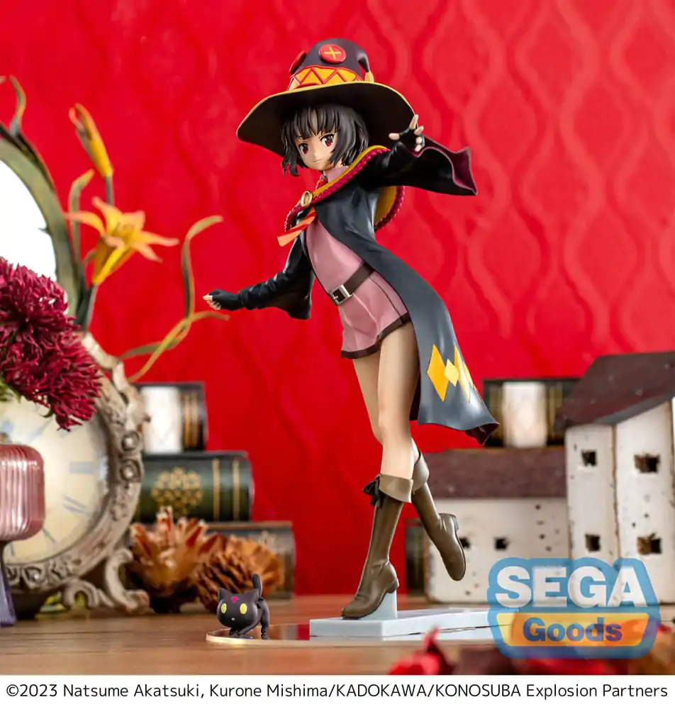 Konosuba - An Explosion on This Wonderful World! Series Luminasta PVC Socha Megumin s Chomusuke 22 cm produktová fotografia