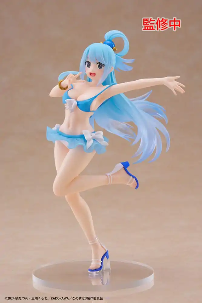 KonoSuba: God&#039;s Blessing on This Wonderful World! 3 Coreful PVC soška Aqua Swimwear Ver. 18 cm termékfotó