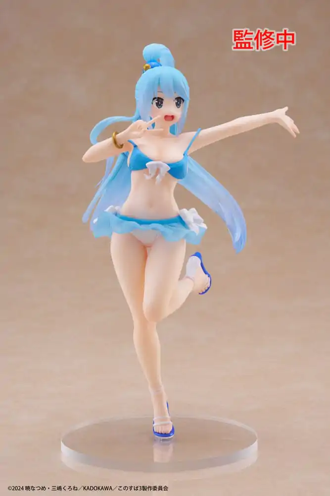 KonoSuba: God&#039;s Blessing on This Wonderful World! 3 Coreful PVC soška Aqua Swimwear Ver. 18 cm termékfotó